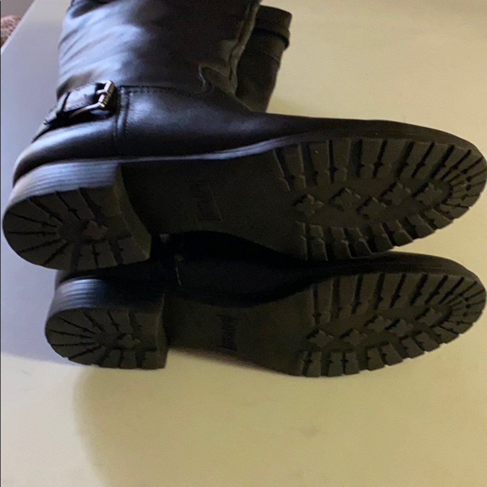 Ralph Lauren Tall Black Boots 10 - Picture 4 of 8